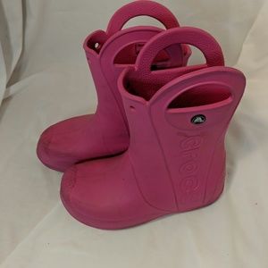Crocs Rain Boots sz 3